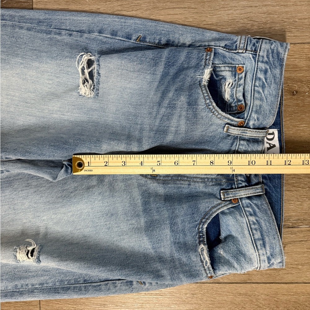 Daze Distressed Straight Leg Jeans - Picture 7 of 8